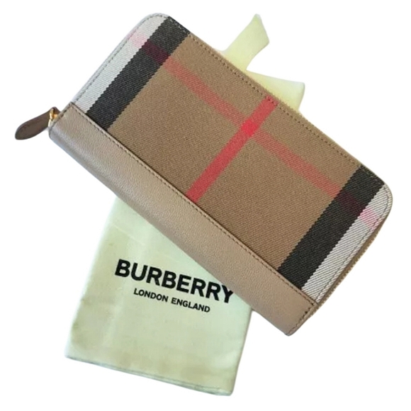 Burberry Nova Check Long Wallet